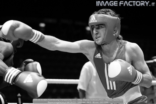 2009-09-05 AIBA World Boxing Championship 1111 - 54kg - Razvan Andreiana ROU - Thomas Kasina KEN
